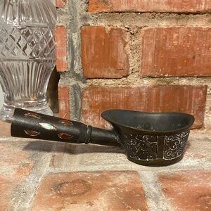 Antique Brass Chinese silk iron